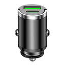Carregador Veicular Mini 200W com Carga Rápida – USB-C PD + QC3.0 para iPhone, Xiaomi, Samsung e Huawei