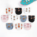 Kit com 5 pares de Meia Divertidas Feminina - Qualidade Premium - Meia Sapatilha