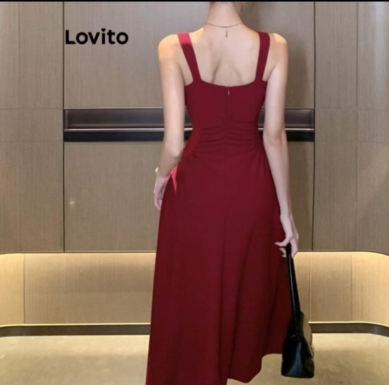 Vestido Lovito Verão Elegante