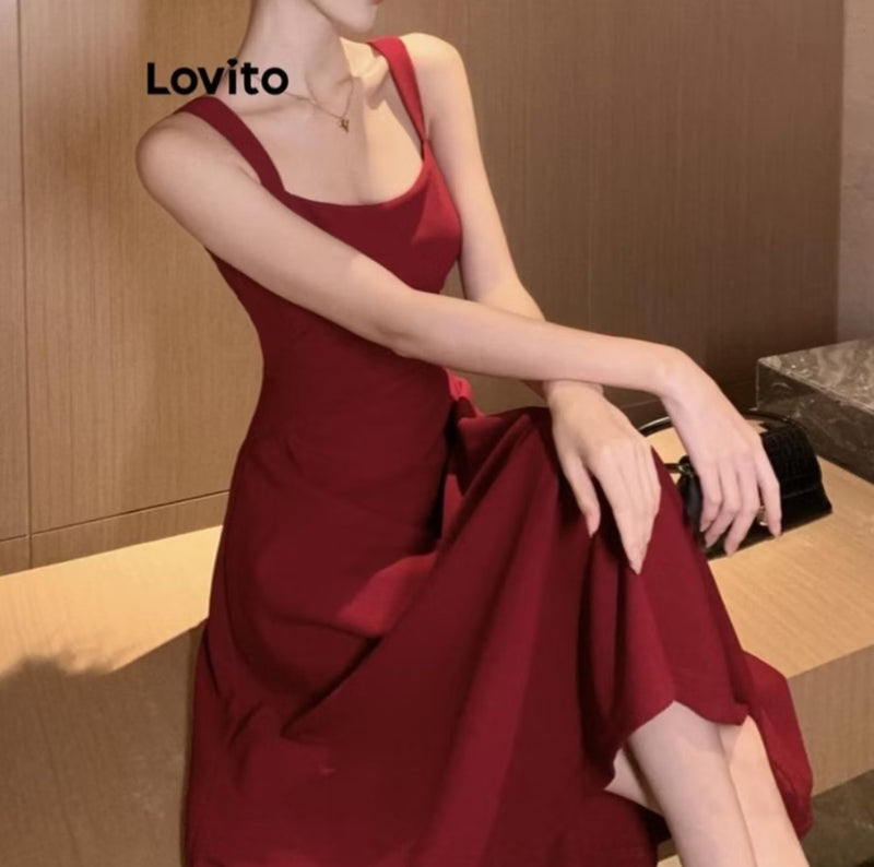 Vestido Lovito Verão Elegante