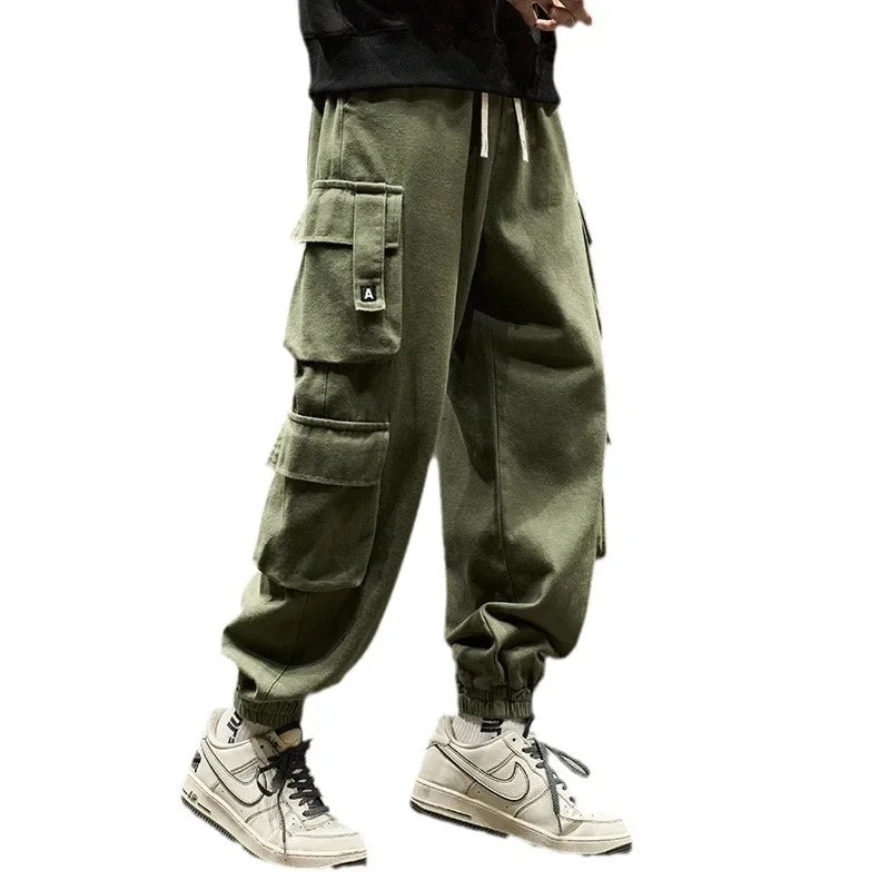 Calça Masculina Cargo Militar Com Punho