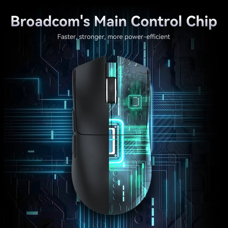 🎮 Mouse Gamer Attack Shark X11 – Wireless 3 em 1, 22000DPI, RGB, Super Leve com Base de Recarga! ⚡🔥