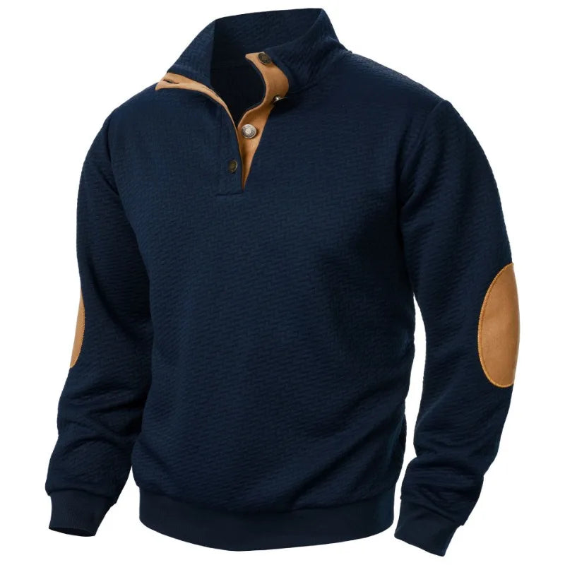 Moletinho Masculino Casual Gola Alta Inverno