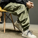 Calça Masculina Cargo Militar Com Punho