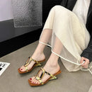 Sandálias Douradas Elegantes – Luxo e Sofisticação para Casamento e Festas