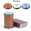 Afiador de Facas com Pedra Diamantada e Guia de Ângulo – Precisão Profissional em Suas Mãos