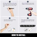 SUPORTE DE PAREDE MULTIFUNCIONAL PARA MOPS E VASSOURAS – ORGANIZAÇÃO PRÁTICA