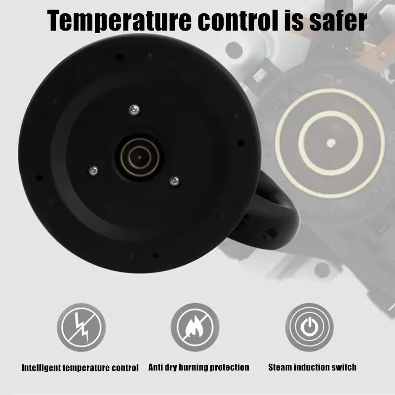 ⚡  CHALEIRA ELÉTRICA 2L Inox – Portátil e Inteligente ⚡