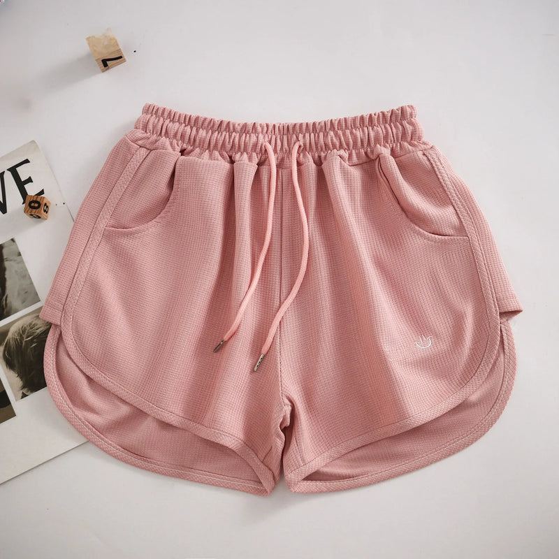 Short Moletom Feminino Cintura Alta