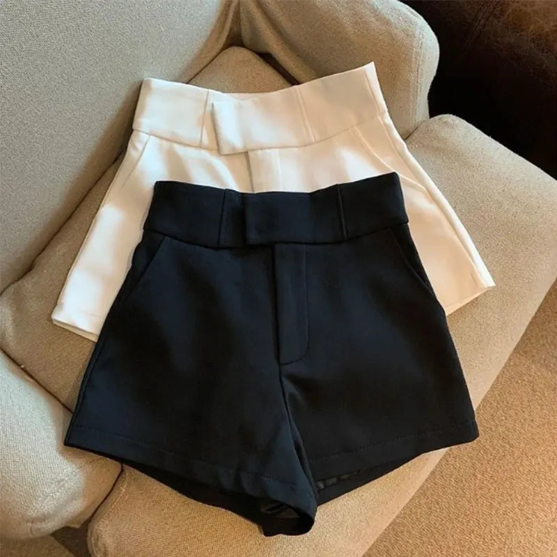 Short Alfaiataria Feminino Cintura Alta