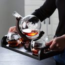 Conjunto Decanter Globo Criativo – Elegância e Sofisticação para seu Whisky