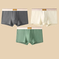 🛍️ Cueca Boxer Masculina em Algodão – Kit com 3 Unidades 🛍️